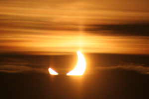 Partial Solar Eclipse - Oostende - Belgium - 4 january 2011