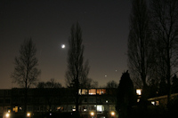 Moon, Venus and Jupiter, De Bilt, 2 december 2008